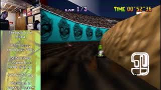 Mario Kart 64 Wario Stadium NSC flap in 1:12.92 (NTSC)