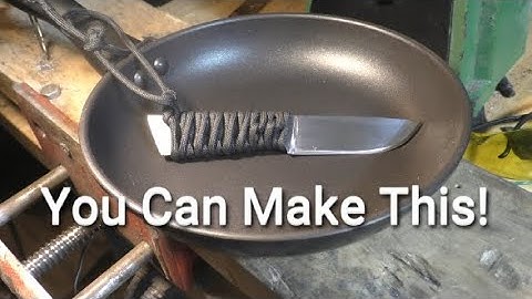 Make a Knife Without Power Tools!