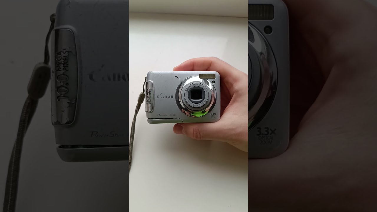 📸Simple silver memory box - Canon PowerShot A480 compact digital