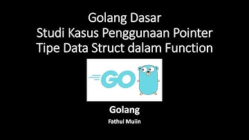 38 Golang Dasar - Studi Kasus Penggunaan Pointer Tipe Data Struct dalam Function