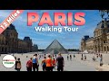 PARIS Walking Tour - 4K - With Captions!