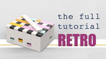 RETRO Lego Puzzle Box Tutorial