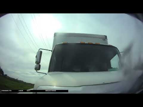 Accident rear camera