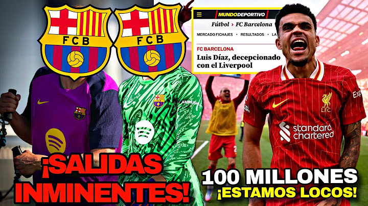 🚨DOBLE BOMBAZO! EL BARÇA ROMPE los CONTRATOS de 2 CRACKS y ADIÓS PRETEMPORADA ¡LUIS DÍAZ 100MILLONES