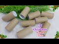 3 Christmas Craft idea made with Empty rolls | DIY Budget Friendly Christmas craft idea🎄57