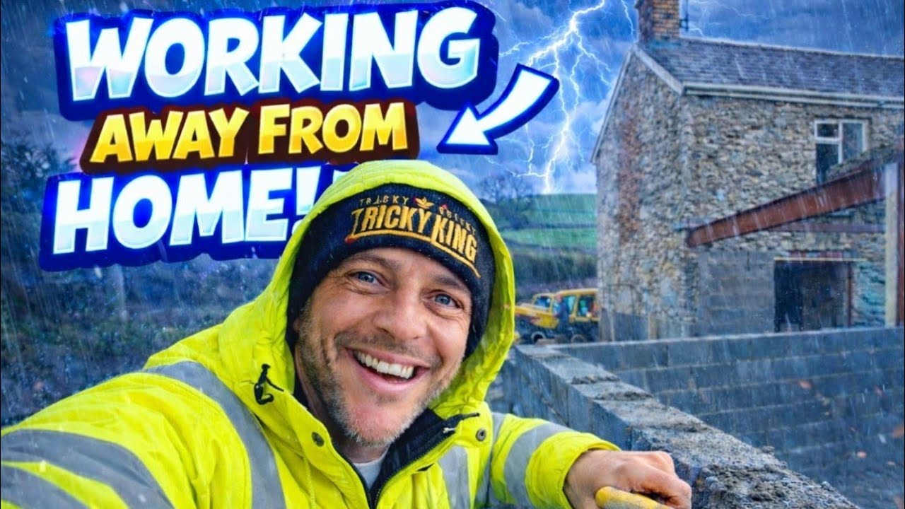 I WENT TO WALES TO BUILD SOMEONES DREAM HOME #bricklaying #constructionchannel #building 