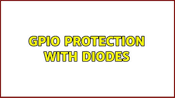 GPIO protection with diodes
