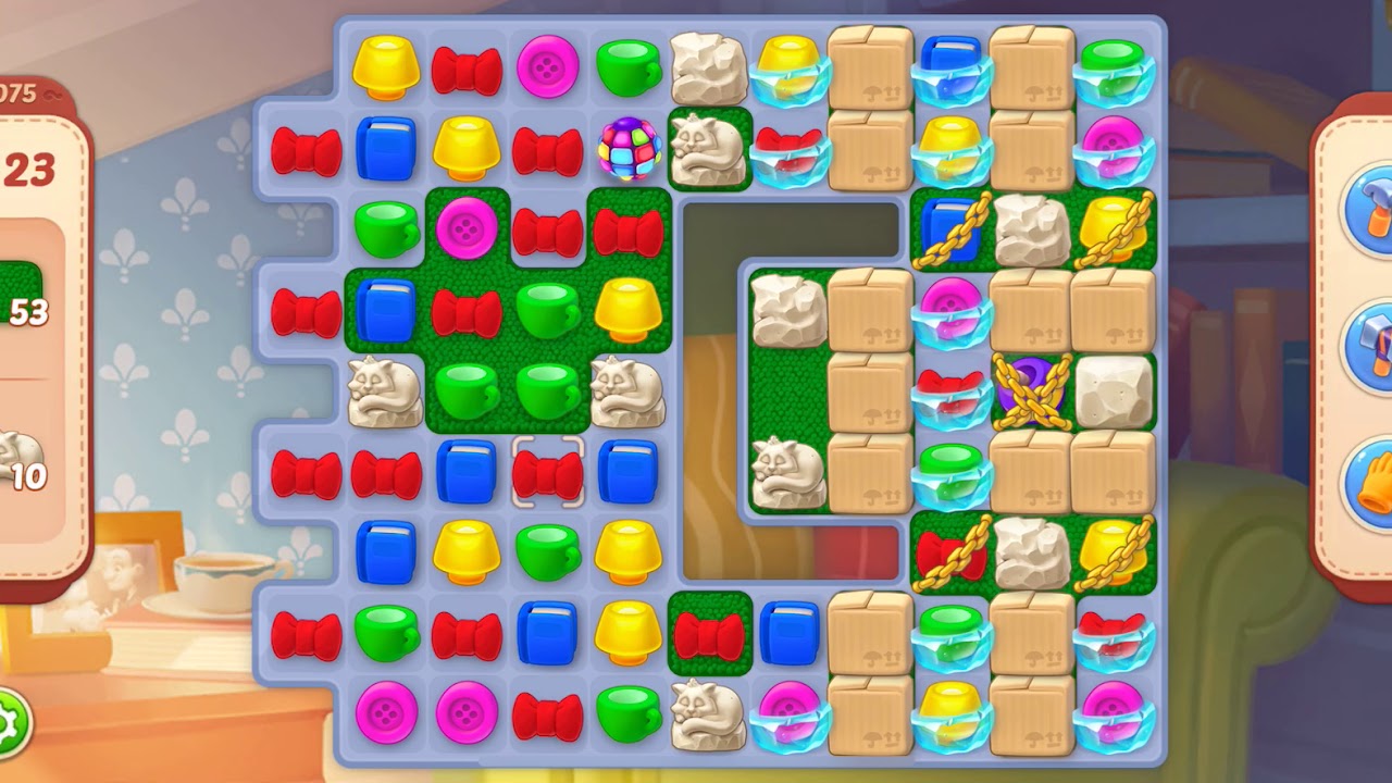[Gameplay] Homescapes - Level 1075 (No Boosters) http://homescapes.toptools.xyz