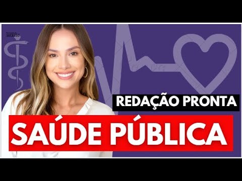 Redação sobre saúde pública
