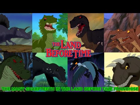 The Many Sharpteeth In The Land Before Time Franchise