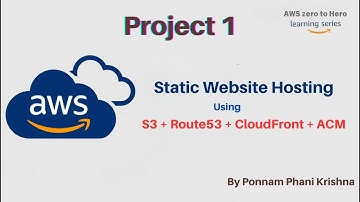 Day14 - AWS Project1 -   Host Static Website using S3 || Route53 || ACM || CloudFront