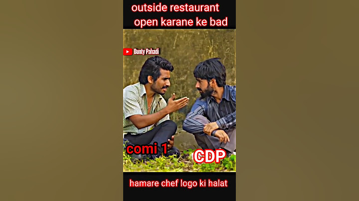 Outside elako me opening karane ke bad hamare chef logo ki halat #buntypahadi #food #comedy