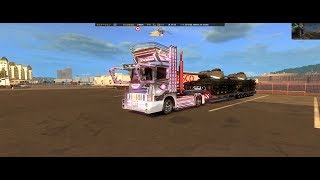 Euro Truck Simulator 2 配信　パート53　デコトラで戦車を運ぶ screenshot 4
