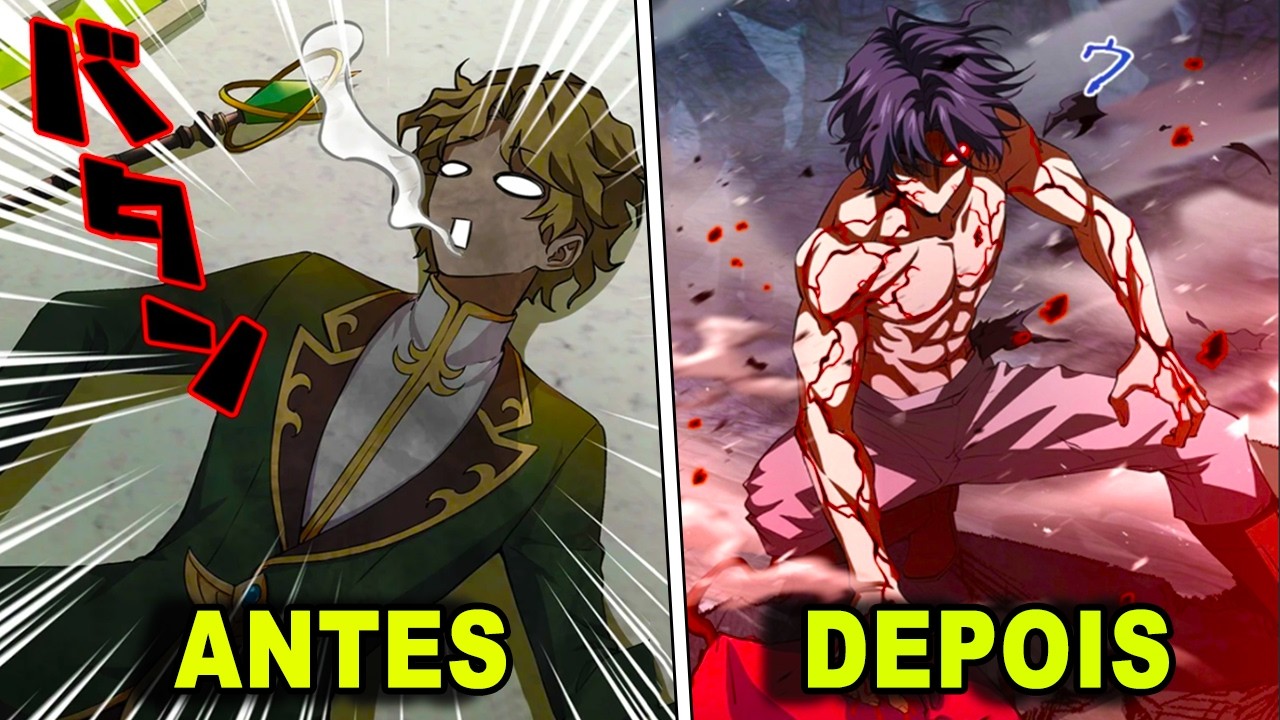 ⚔ELE MORREU E RENASCEU NO CORPO DE UM GUERREIRO COM OS PODERES DO DEUS DA GUERRA! - MANHWA!