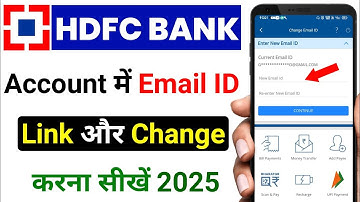 HDFC Account Link Email ID | how to update email id in hdfc account online | hdfc email id link 2025