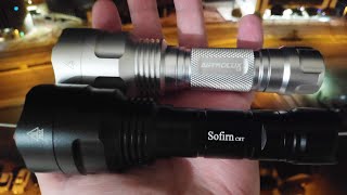Sofirn C8T XP-L HI Vs Astrolux C8 XP-L HI Flashlight - Outdoor Test