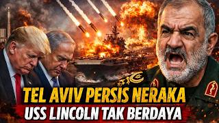 Iran Makin Menggila! Kapal Induk AS Dihantam 4 Rudal, Pusat Nuklir Israel Hancur