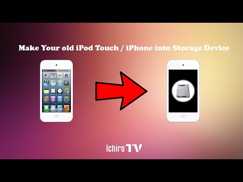Make Your old iPod Touch or iPhone into Storage Device | Ichiro TV