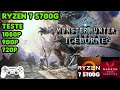 RYZEN 7 5700G | BENCHMARK | MONSTER HUNTER WORLD | VEGA 8 OVERCLOCK | 16GB RAM