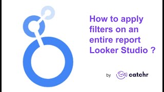 How to apply filters on an entire report Looker Studio ? screenshot 5