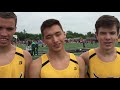 Interview: Saline, 2018 MHSAA T&F Finals Division 1 Boys 4x800M Relay 2nd place