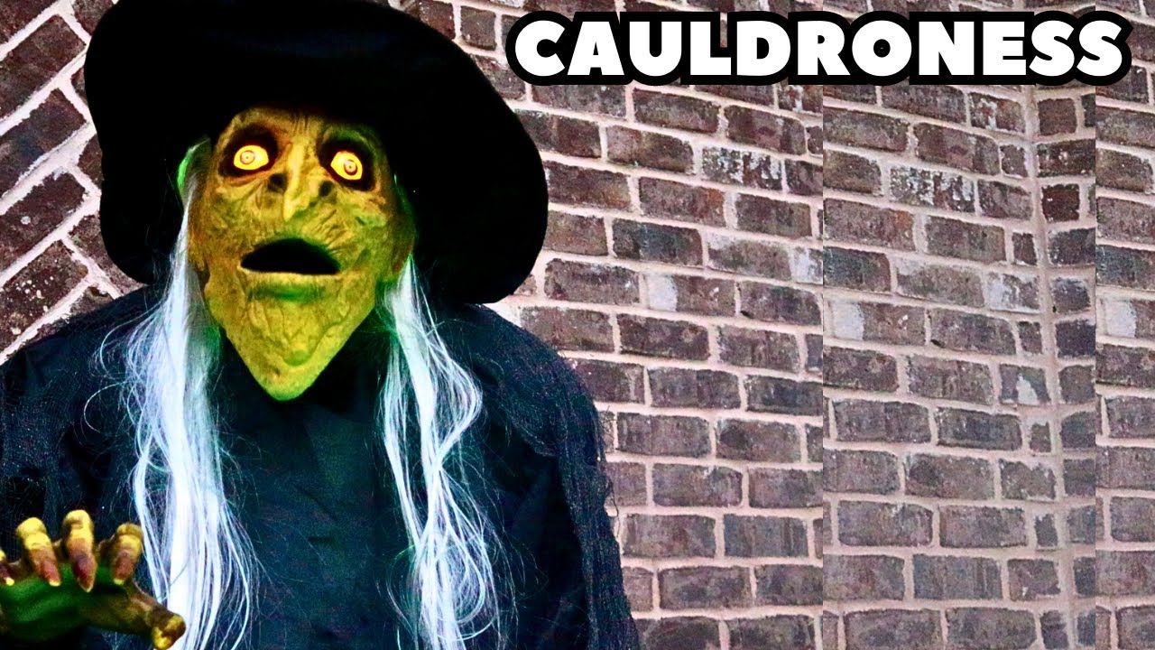 Хэллоуин духа — Котел | Распаковка/Настройка | Аниматроника «Страшная ведьма»