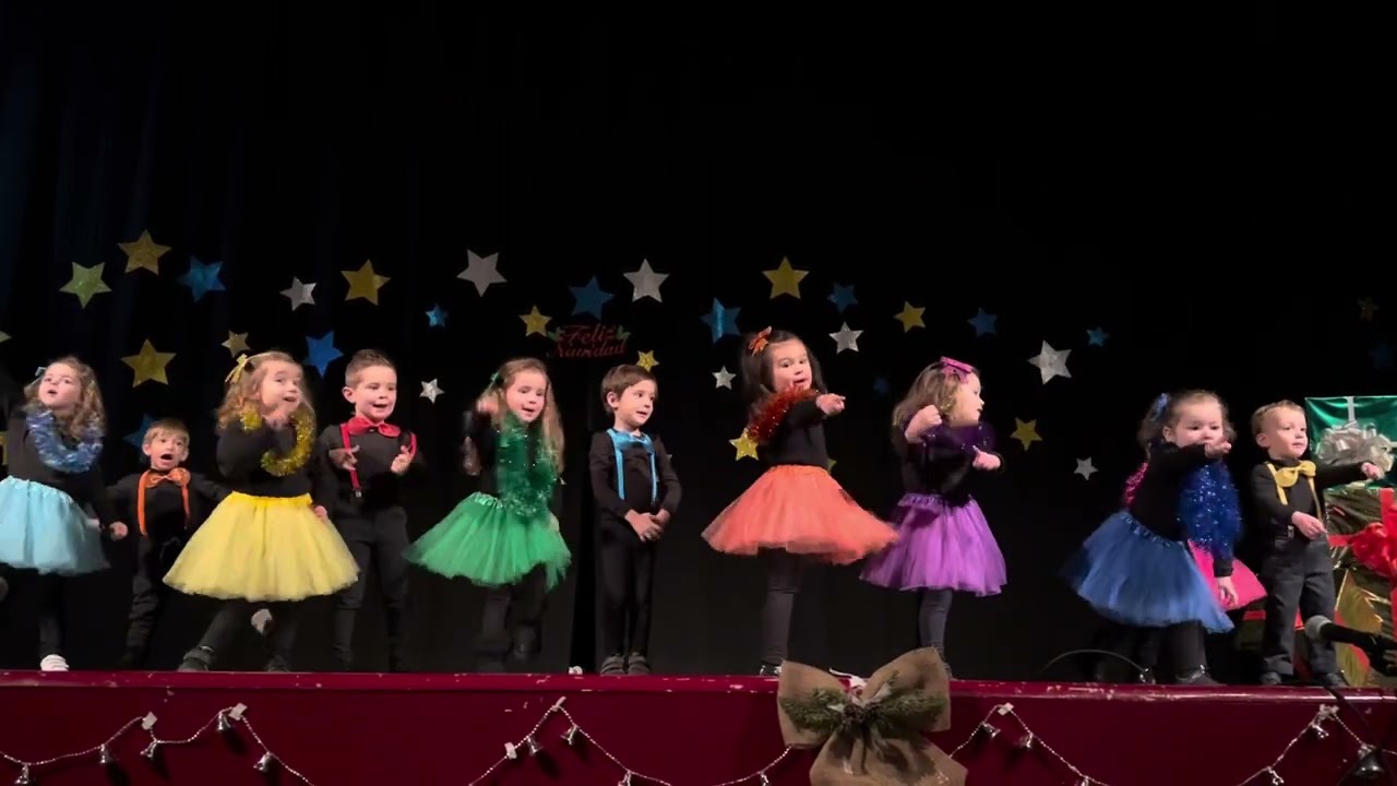 Festival de Navidad 2023. 1º de Infantil, villancico “Los colores de la Navidad “