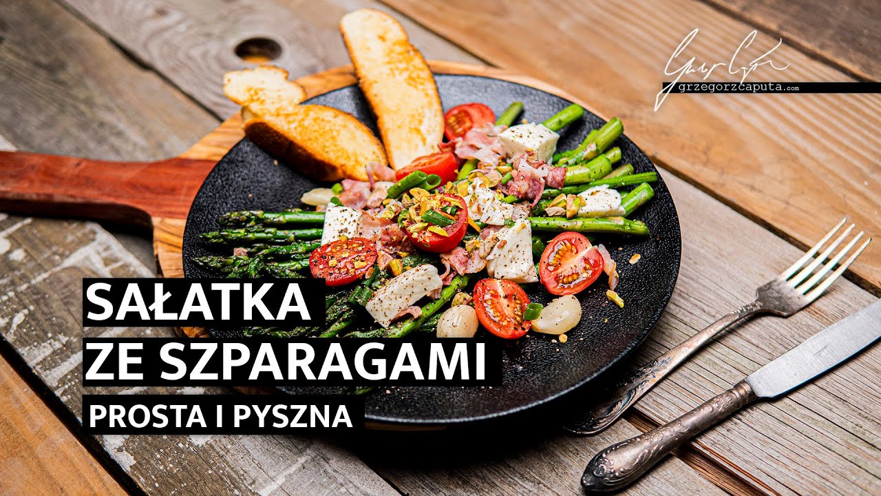 SAŁATKA ZE SZPARAGAMI - PYSZNA I PROSTA  -  4K