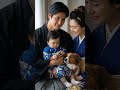 大谷翔平と妻・真美子、そして娘｜新年の行事が終わったあとの静かな時間