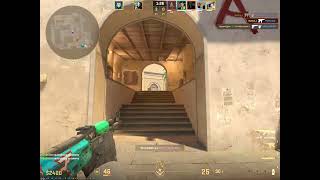 CS2 - Mirage mid take with tec9 alone