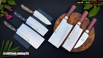 [dao phúc sen] COMBO DAO LÀM BẾP THÉP KHÔNG RỈ SẮC BÉN HÀNG CHUẨN DAO VIP - HTX DAO PHÚC SEN