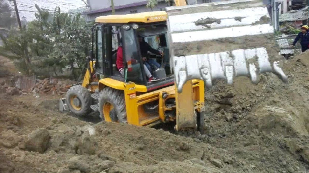 village roadshow entertainment group JCB Backhoe Artistic Work-JCB Backhoe Video