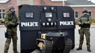 The Robotic Ballistic Shield Shot 1000 Times Swat Bot