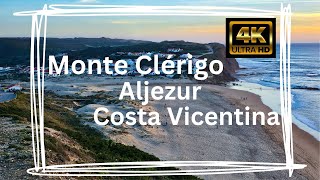 Relaxing music Instrumental || Monte Clérigo | Aljezur || Dormir, descansar || Drone Footage 4K