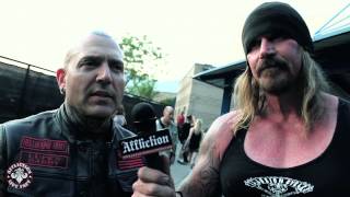 Affliction talks metal with Attika 7 at Mayhem 2013