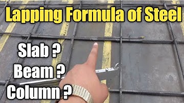 Lapping length Formula || #Beam #slab #column