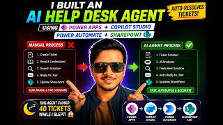 I Built an AI Agent That Auto-Resolves Help Desk Tickets | GPT + Power Apps