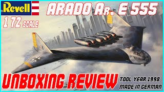 REVELL 1/72 ARADO AR. E 555 UNBOXING REVIEW