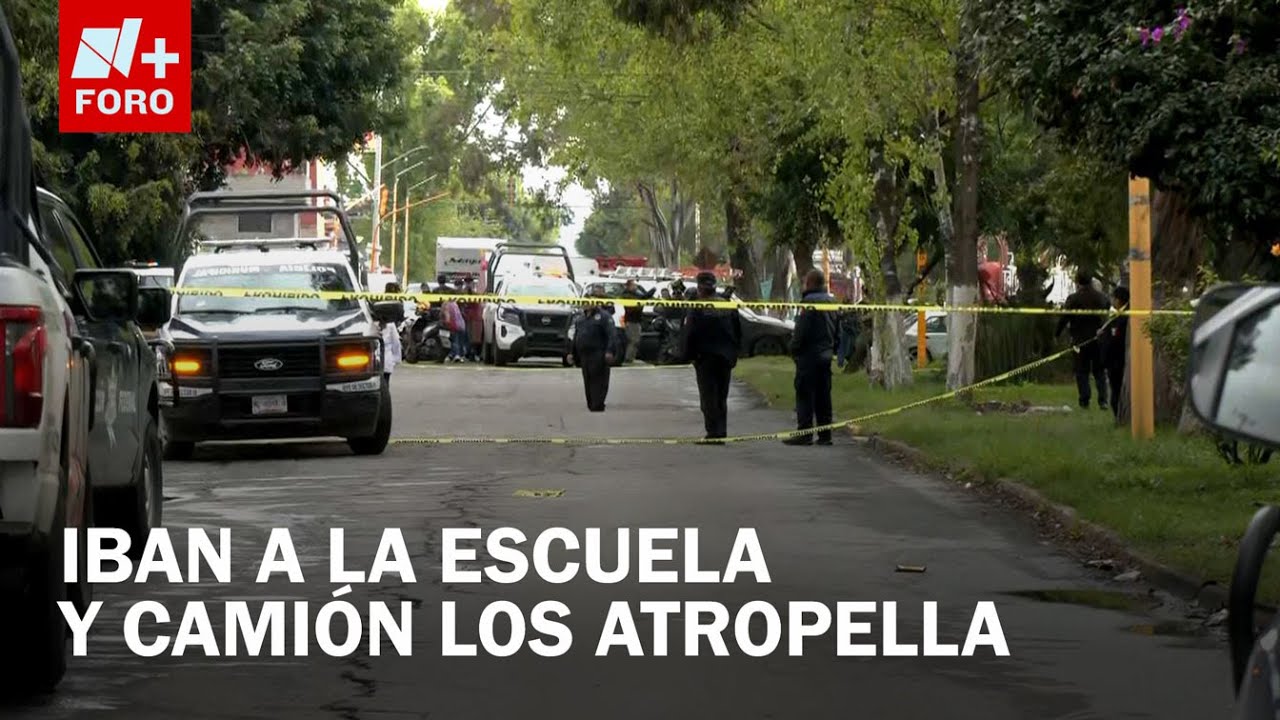 Dos menores mueren arrollados por una grúa en Ecatepec, Edomex - Expreso de la Mañana