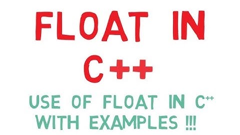 Float in C++ in Urdu/Hindi
