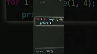 Python for Loop in 10 Seconds 🐍 #Python #Coding #Shorts