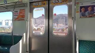 부산교통공사2호선 2차분 243편성 BTC2102 양산행 호포~양산 주행영상