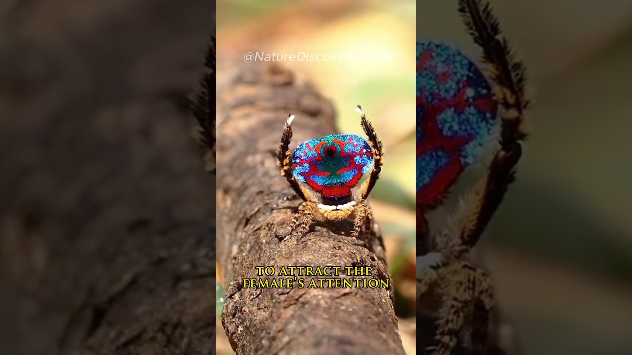 Maratus bubo | Captivating Courtship Dance of Beautiful Spiders 