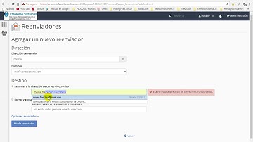 Como crear reenviadores o alias de email en el cpanel