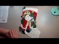 The Making of, "St. Nick's Visit", Bucilla Felt Stocking Kit