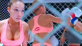 MMA Fight Kim Jeonghwa vs In Mi - Champion vs actress