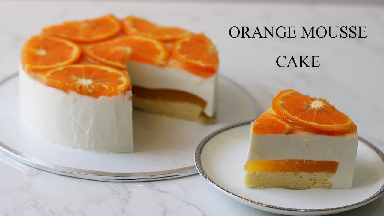 Orange Mousse Cake | Sophia - YouTube