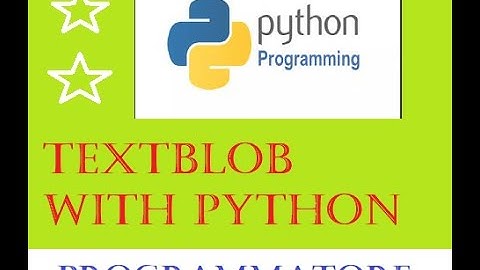 textblob with python