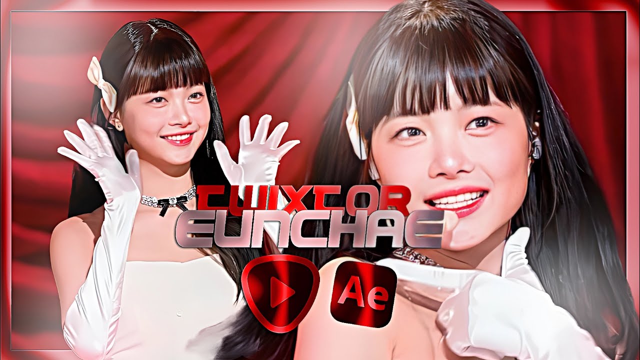 MEGA TWIXTOR CLIPS 4K LE SSERAFIM HONG EUNCHAE FaceCam