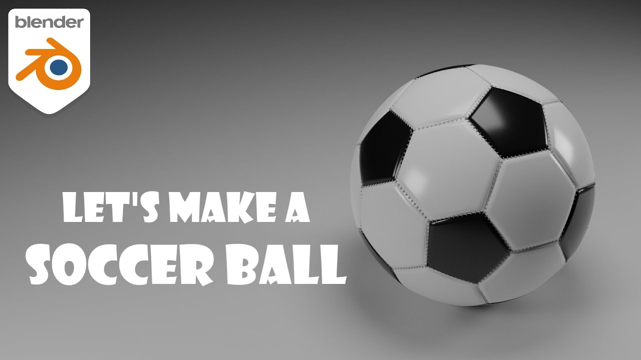 How to make football with stitches | Blender Tutorial